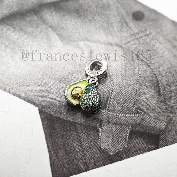 Pandora Avocado Double Dangle Charm - Picture 7 of 7